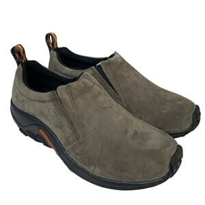 Merrell Mens Size 9 Gunsmoke Jungle Moccasin Round Toe Low Top Sneakers Shoes